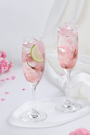 櫻花檸檬氣泡飲